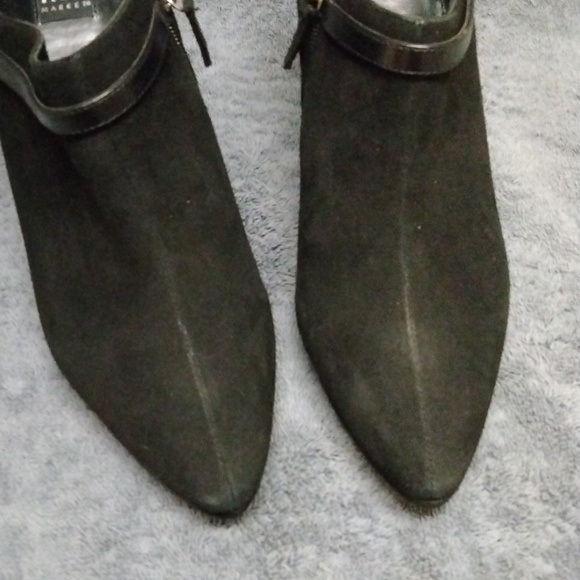 WHBM - SUEDE HIGH-HEEL ANKLE BOOTIES size 9.5 - Picture 4 of 9